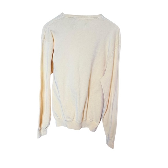 Polo by Ralph Lauren 100% Yellow Cotton Long Sleeve Crew Neck Sweater L - Picture 3 of 10